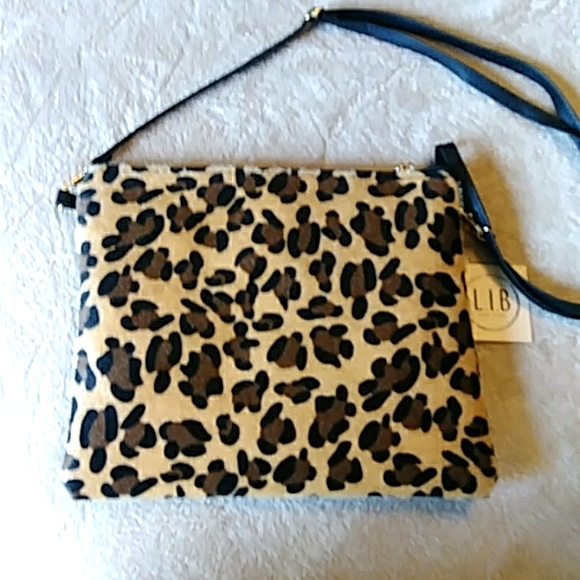 L.I.B Faux Fur Purse/ Wristlet - Picture 1 of 3